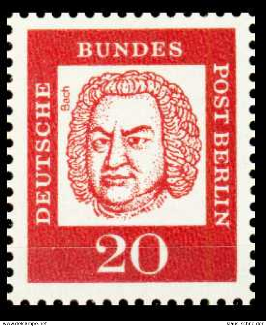 BERLIN DS BED. DEUT. Nr 204 Postfrisch S58FCFA - Unused Stamps
