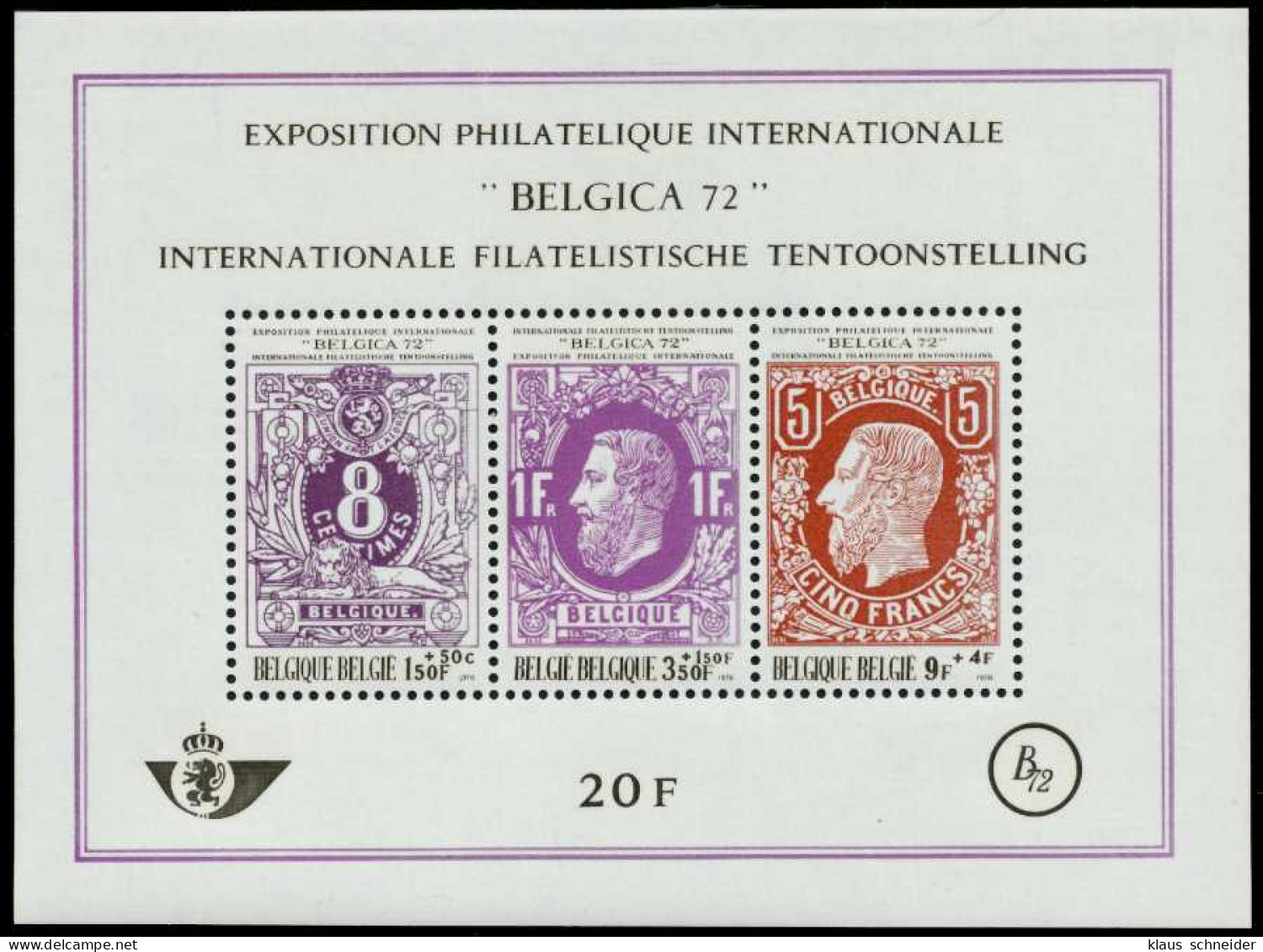 BELGIEN Block 42 Postfrisch S00F0F6 - 1961-2001