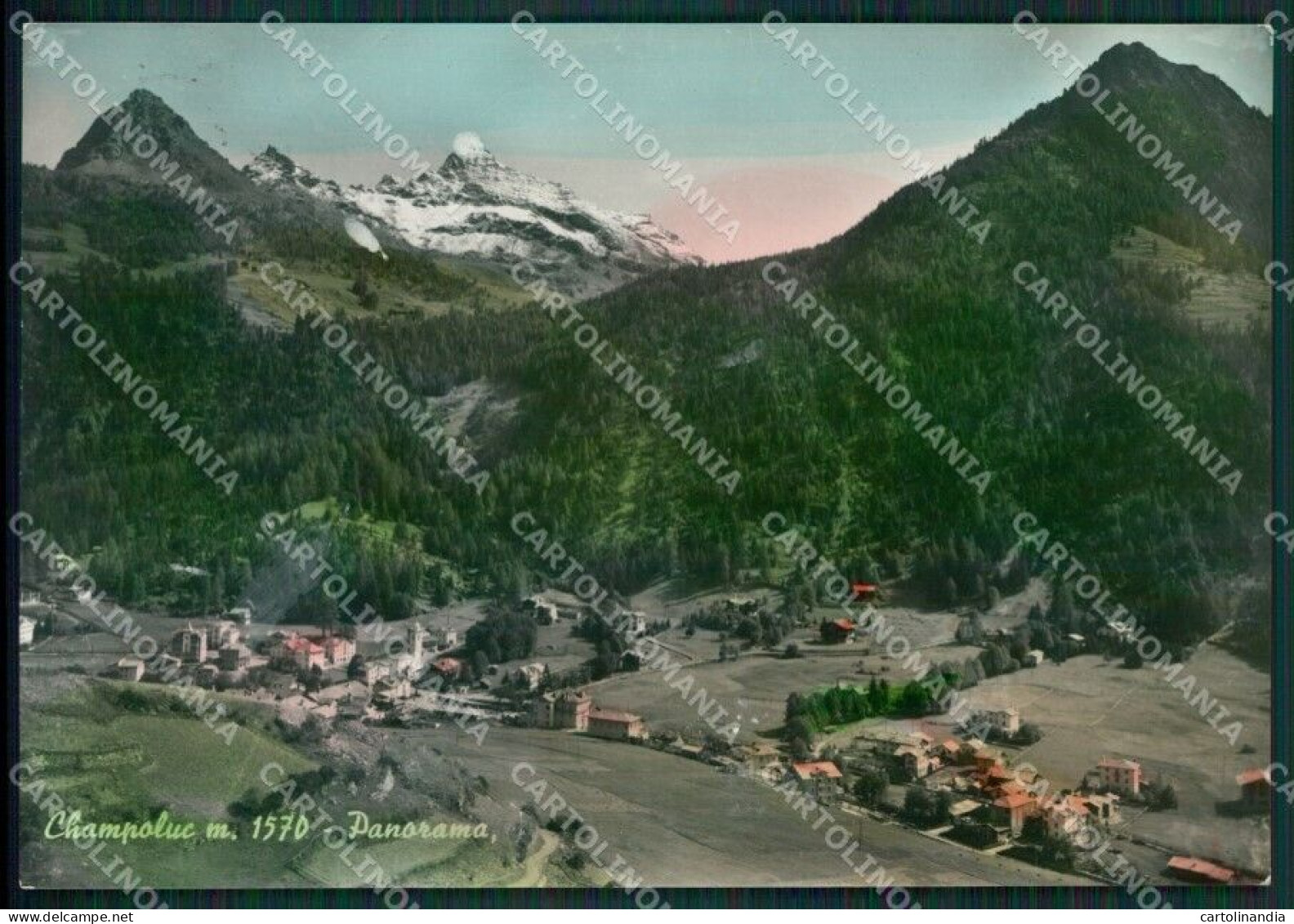 Aosta Ayas Champoluc Foto FG Cartolina KB1722 - Aosta