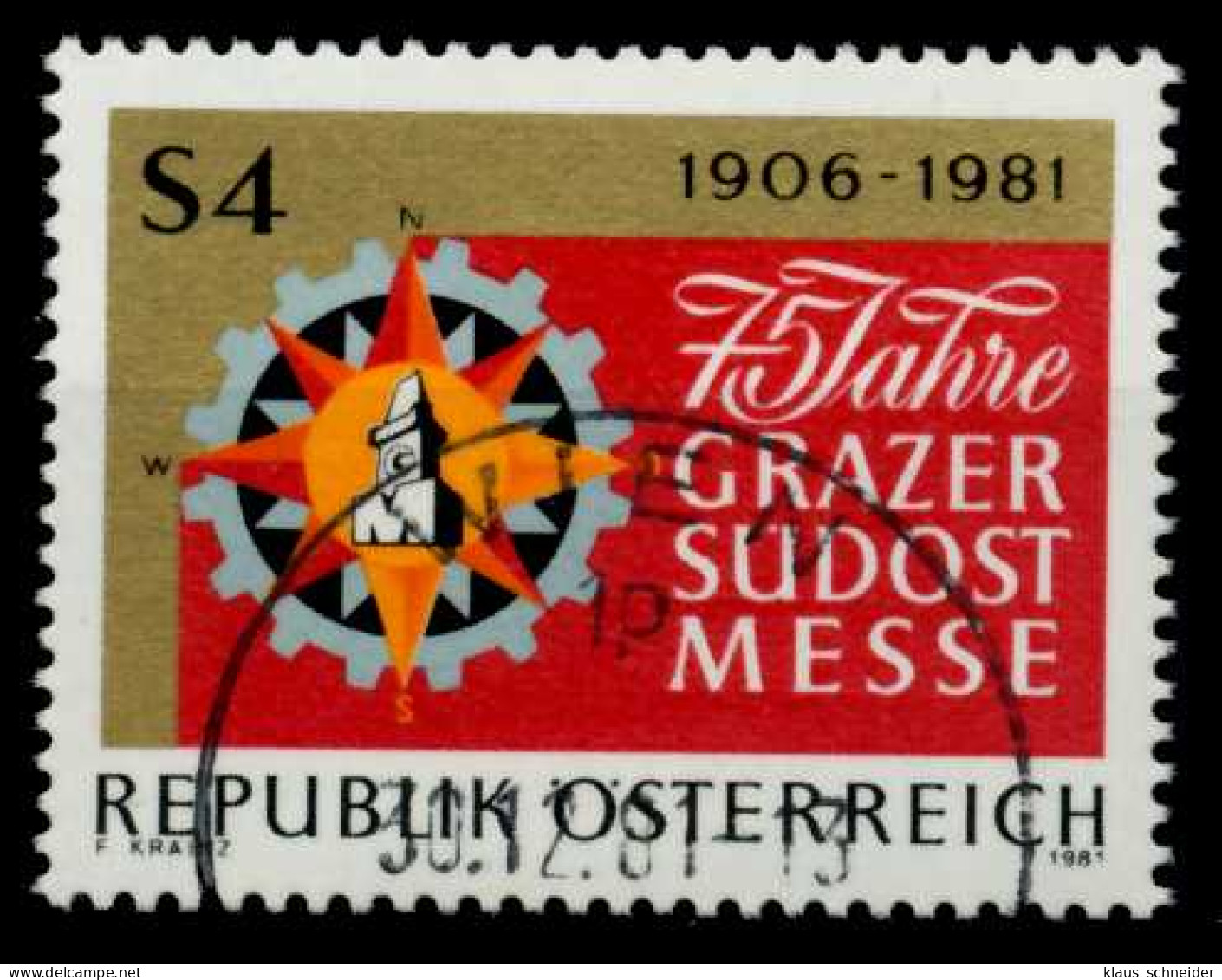 ÖSTERREICH 1981 Nr 1682 Zentrisch Gestempelt X7F329E - Oblitérés