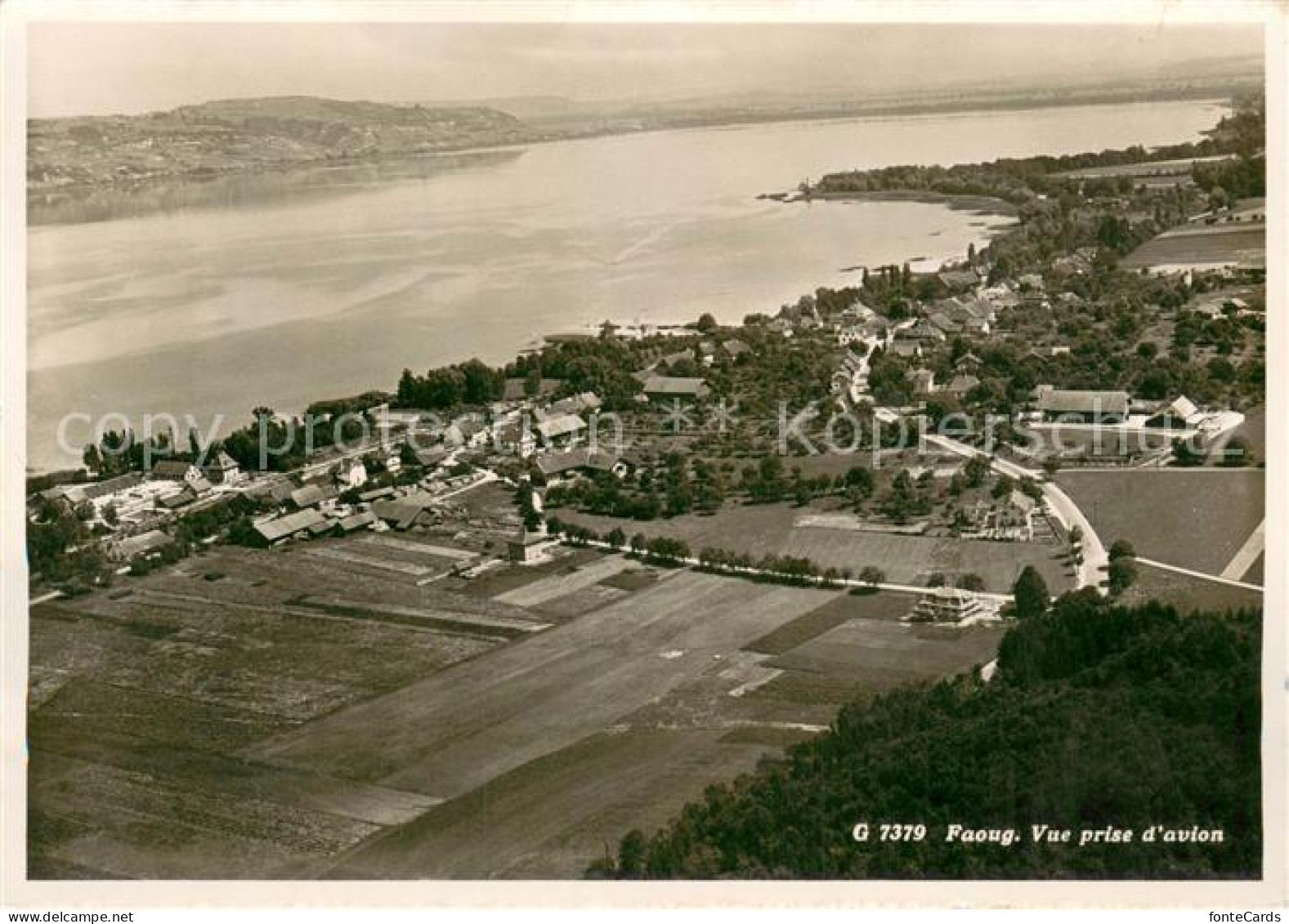 13750284 Faoug Vue Prise Aerienne Faoug - Autres & Non Classés