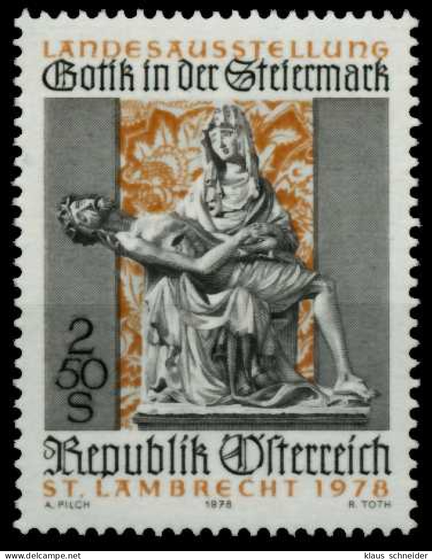 ÖSTERREICH 1978 Nr 1575 Postfrisch X80974E - Unused Stamps