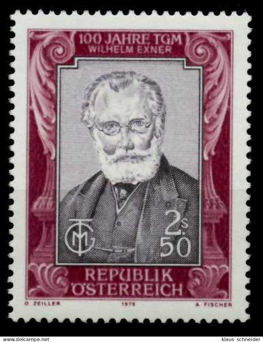 ÖSTERREICH 1979 Nr 1625 Postfrisch S00280A - Unused Stamps