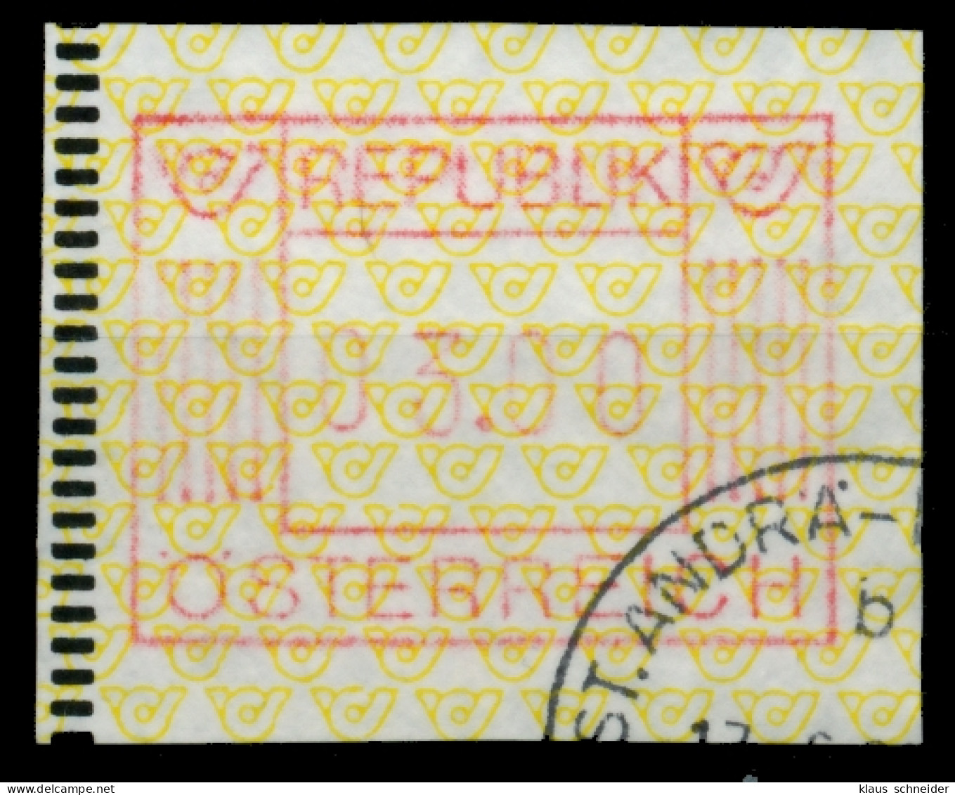 ÖSTERREICH AUTOMATENMARKEN Nr ATM 1-3S Gestempelt X81CFE2 - Timbres De Distributeurs [ATM]