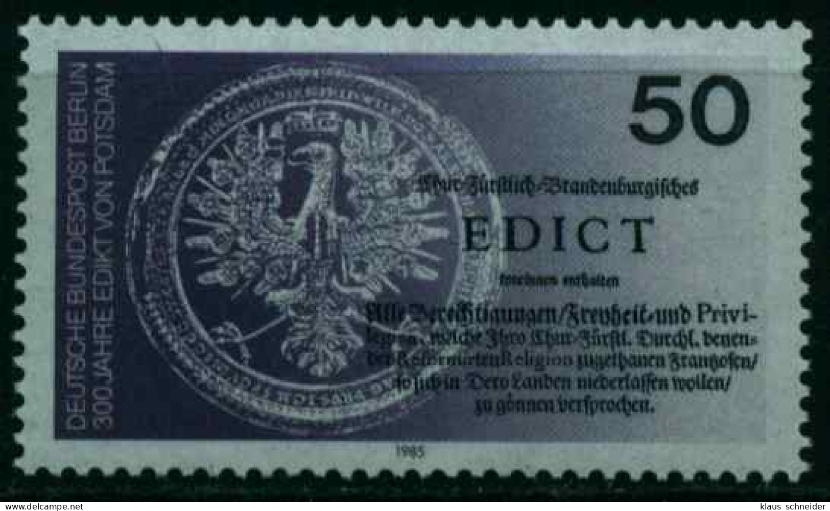 BERLIN 1985 Nr 743 Postfrisch S5F5612 - Ungebraucht