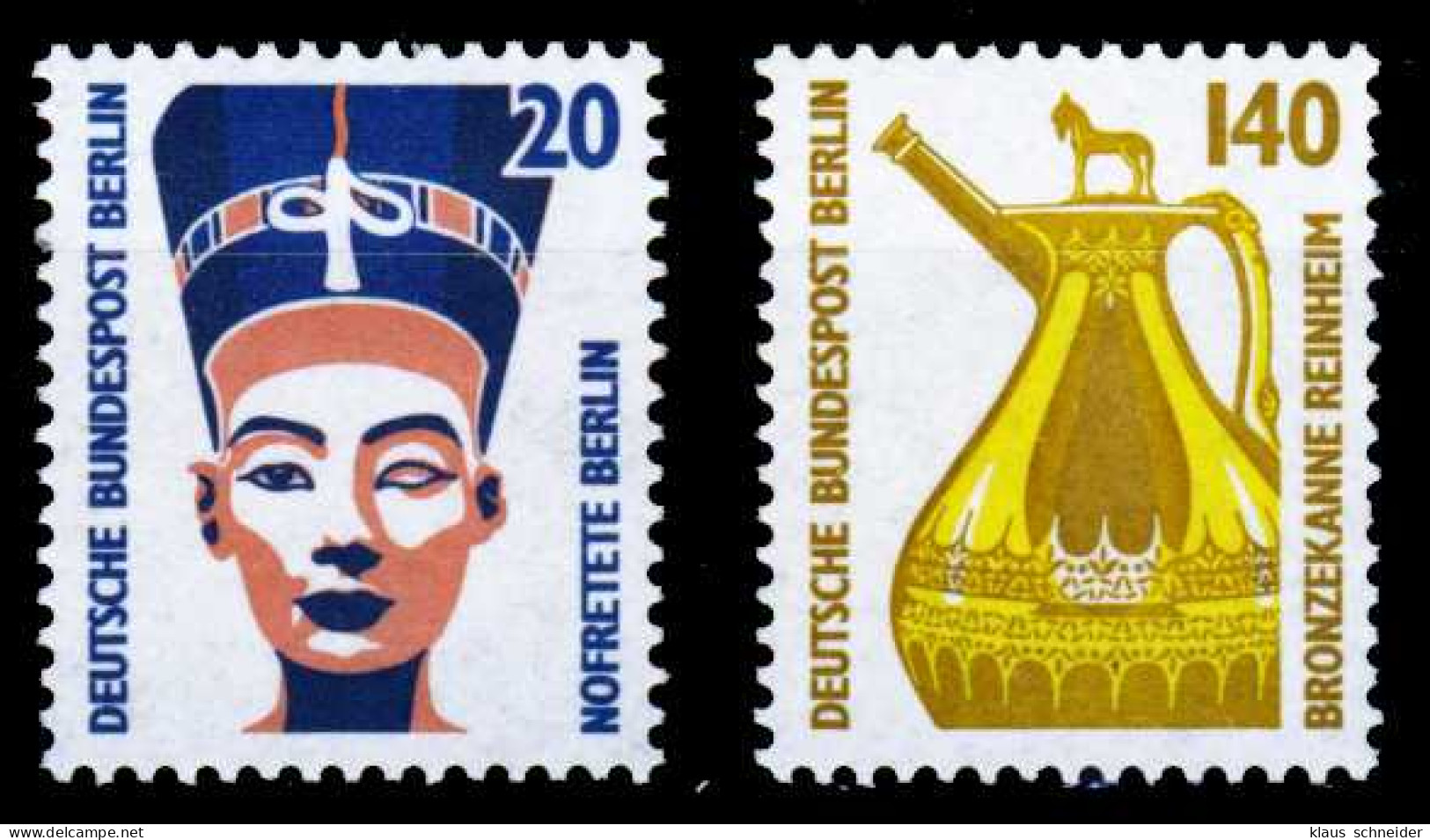 BERLIN DS SEHENSW Nr 831-832 Postfrisch S5F7D3E - Unused Stamps