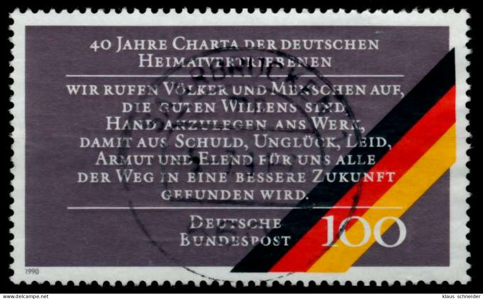 BRD 1990 Nr 1470 Zentrisch Gestempelt X851FCE - Used Stamps