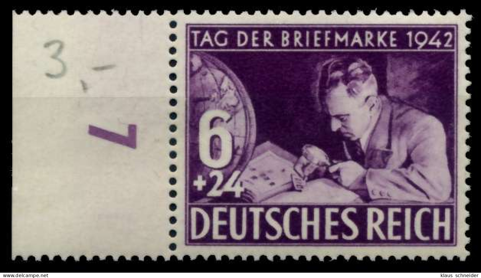 3. REICH 1942 Nr 811 Postfrisch URA X859AC6 - Ongebruikt