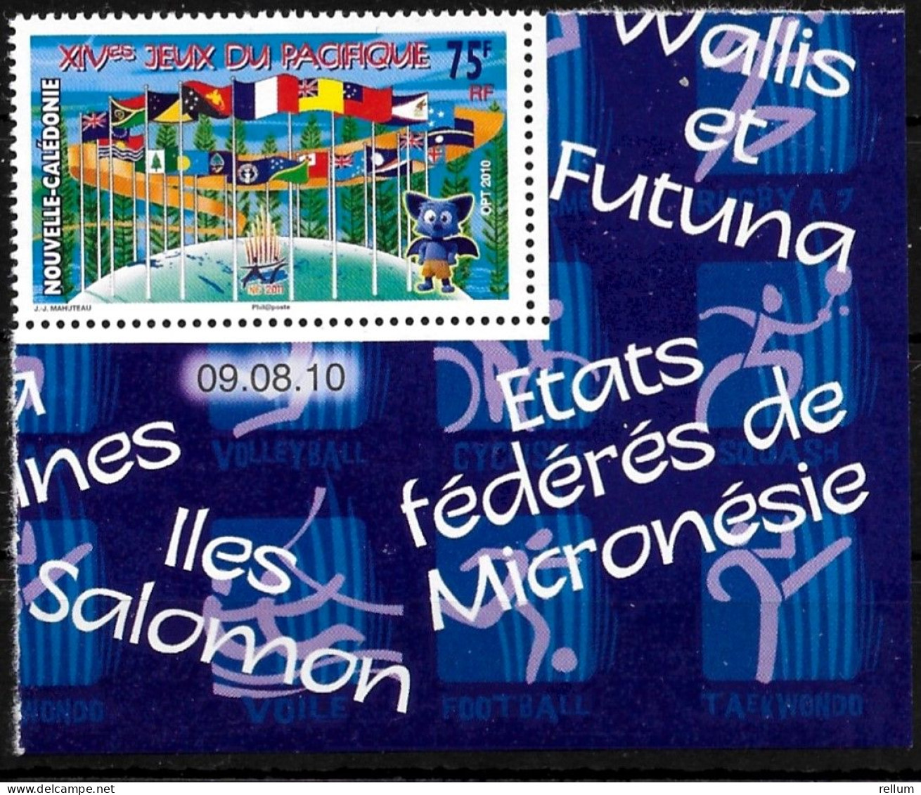 Nouvelle Calédonie 2010 - Yvert Et Tellier Nr. 1111 - Michel Nr. 1542 ** - Unused Stamps