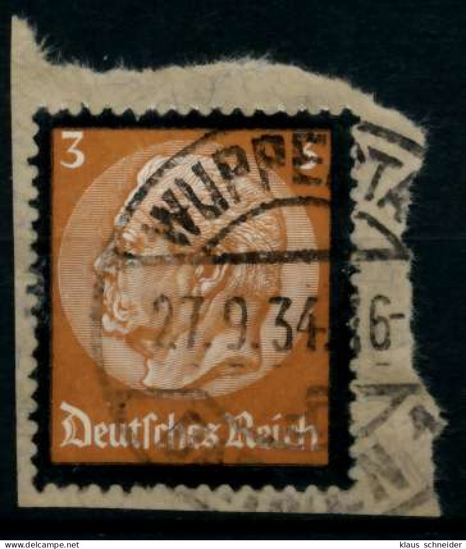 3. REICH 1934 Nr 548 Gestempelt Briefstück Zentrisch X8645FA - Oblitérés