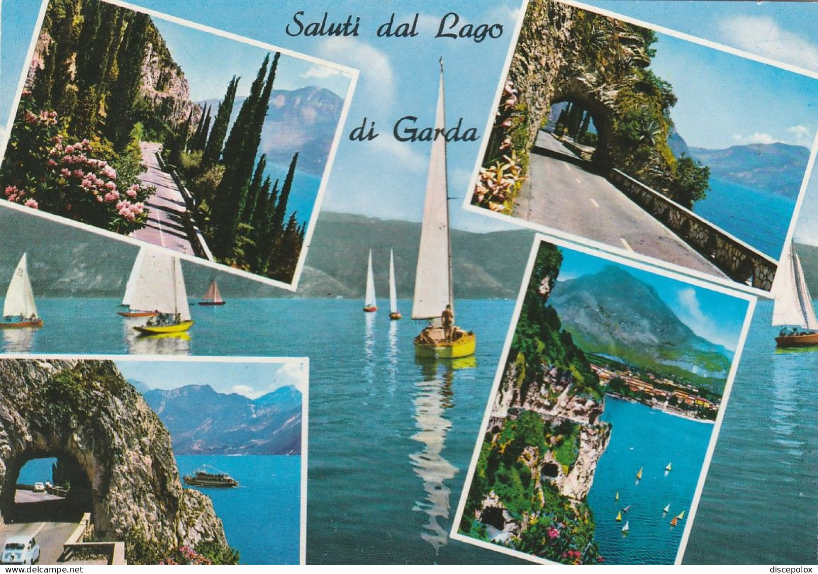 AD61 Saluti Dal Lago Di Garda - Riva Di Garda (Bolzano) - Panorama Vedute Multipla / Viaggiata 1991 - Other & Unclassified