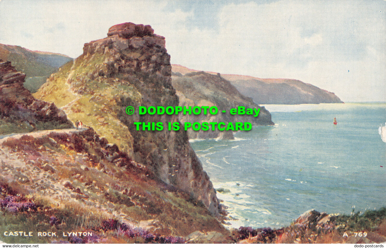 R509000 Castle Rock. Lynton. A. 769. Art Colour. Brian Gerald. Valentines - Mondo