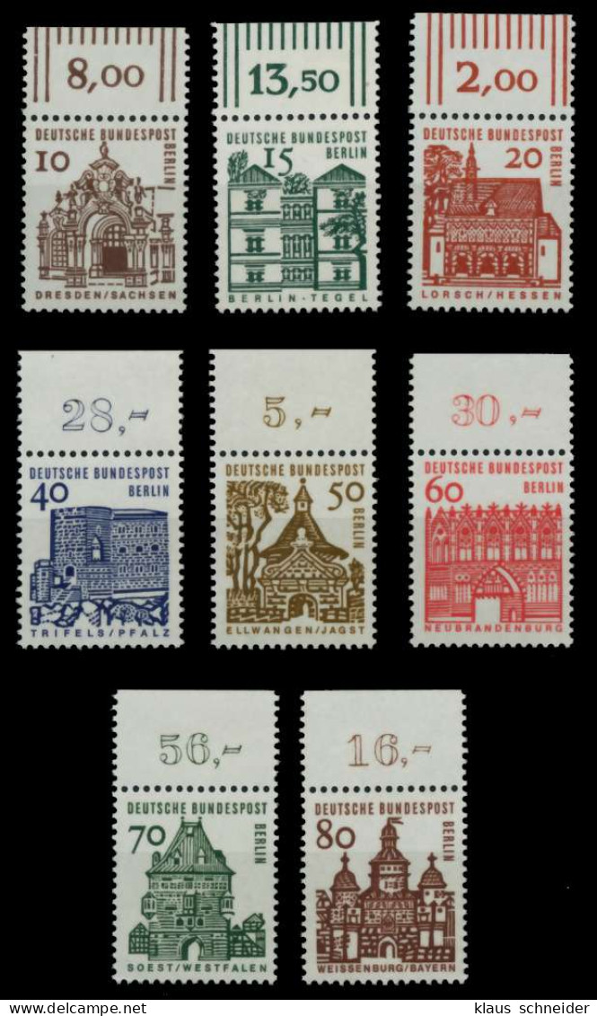 BERLIN DS D-BAUW. 1 Nr 242-249 Postfrisch ORA X8AE0C2 - Unused Stamps