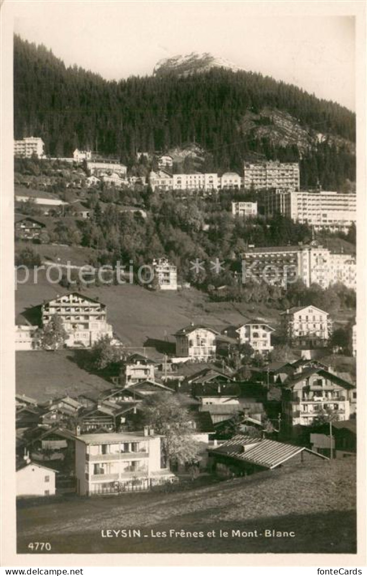 13747861 Leysin VD Les Frenes Et Le Mont Blanc  - Autres & Non Classés