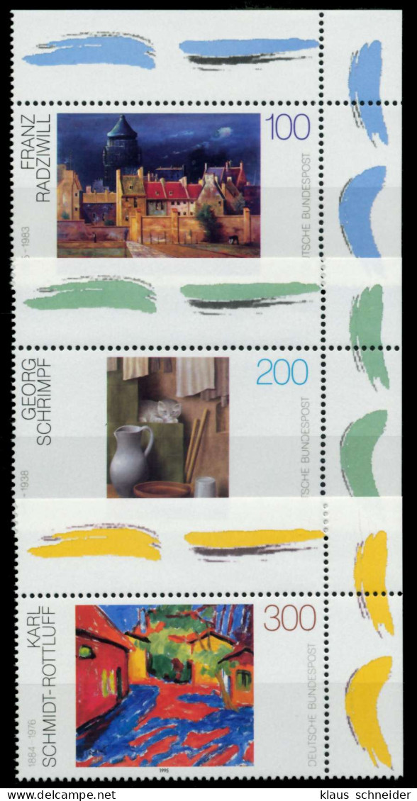 BRD 1995 Nr 1774-1776 Postfrisch ECKE-ORE X8CD83E - Unused Stamps