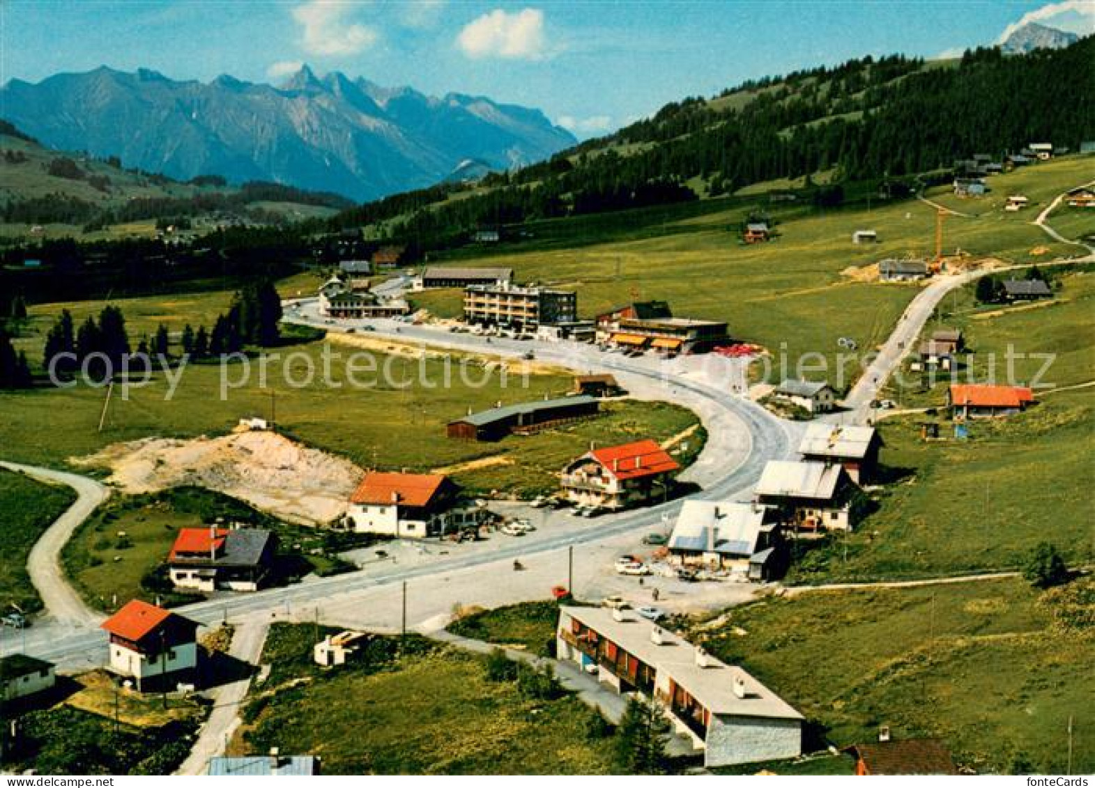 13747601 Col Des Mosses Chaine Des Vanils Vue Aerienne Col Des Mosses - Autres & Non Classés