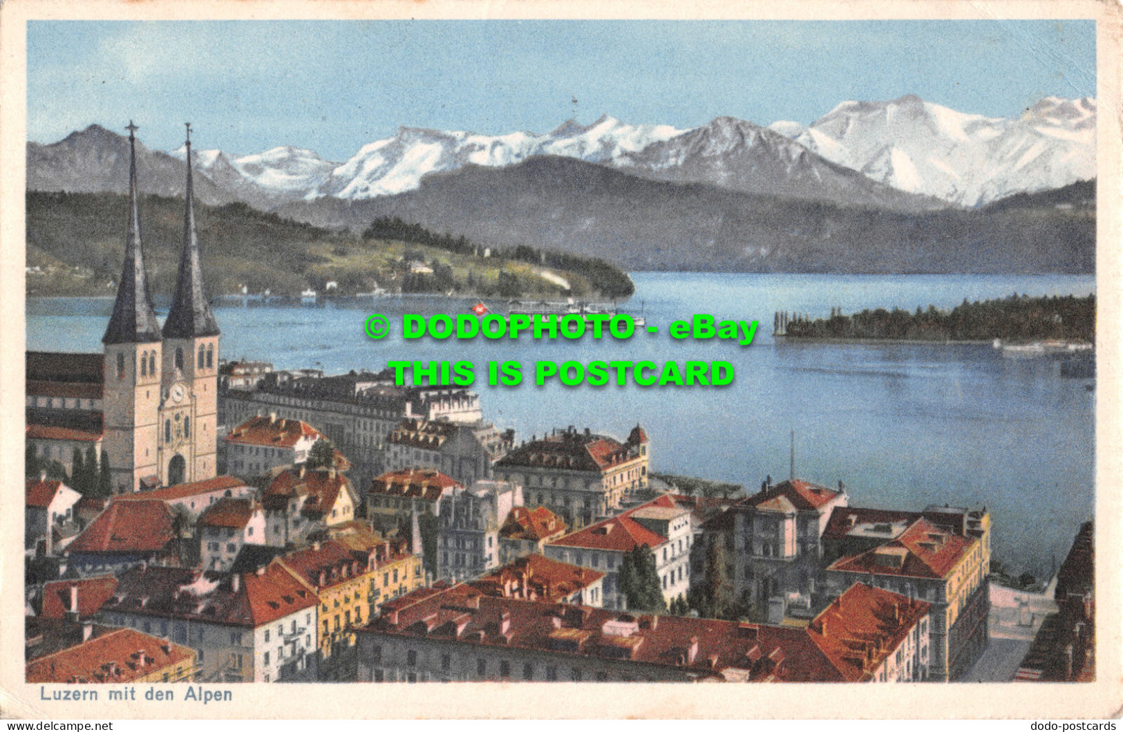 R508710 Luzern Mit Den Alpen. Globetrotter G.m.b.H - Mondo