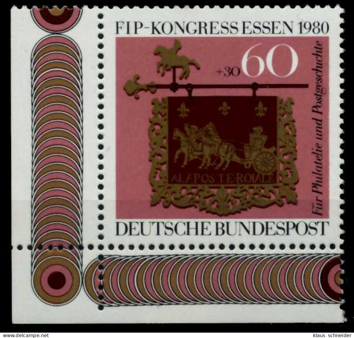 BRD 1980 Nr 1065 Postfrisch ECKE-ULI X8EF7BE - Neufs