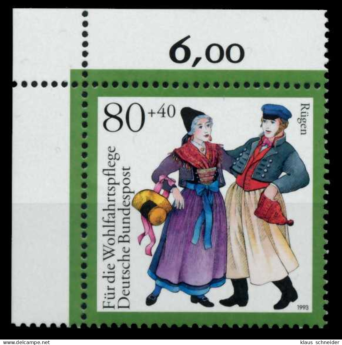 BRD 1993 Nr 1696 Postfrisch ECKE-OLI X8F7E32 - Unused Stamps