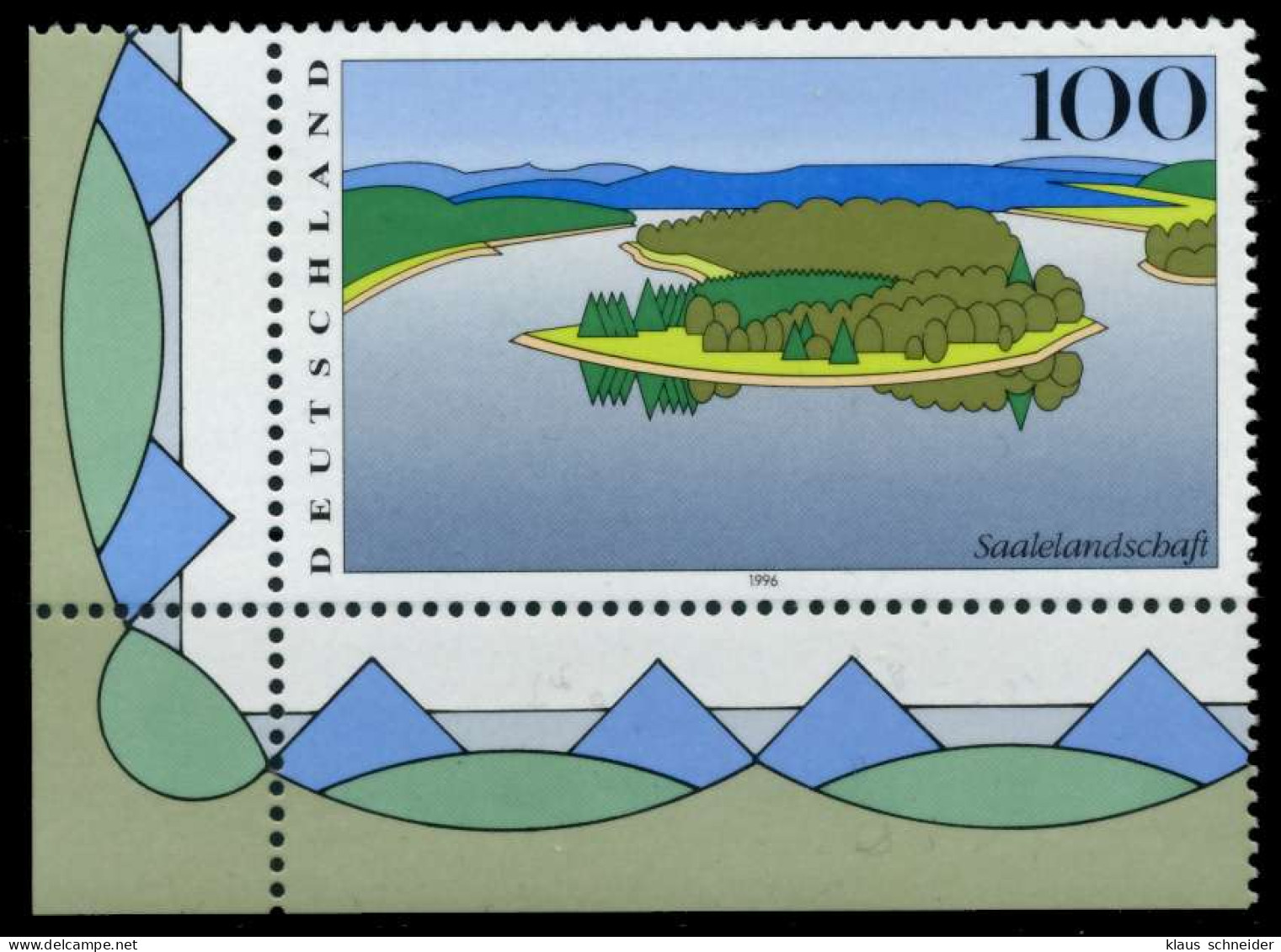 BRD 1996 Nr 1850 Postfrisch ECKE-ULI X8FBC82 - Unused Stamps