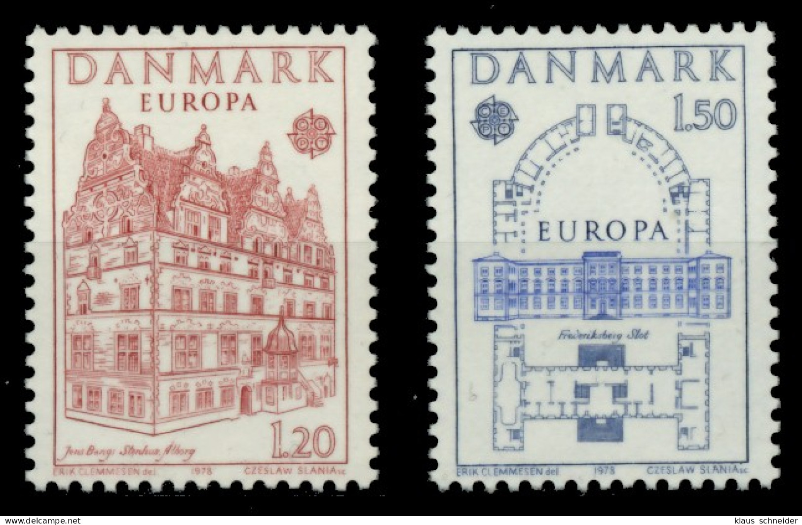 DÄNEMARK Nr 662-663 Postfrisch X90E102 - Unused Stamps