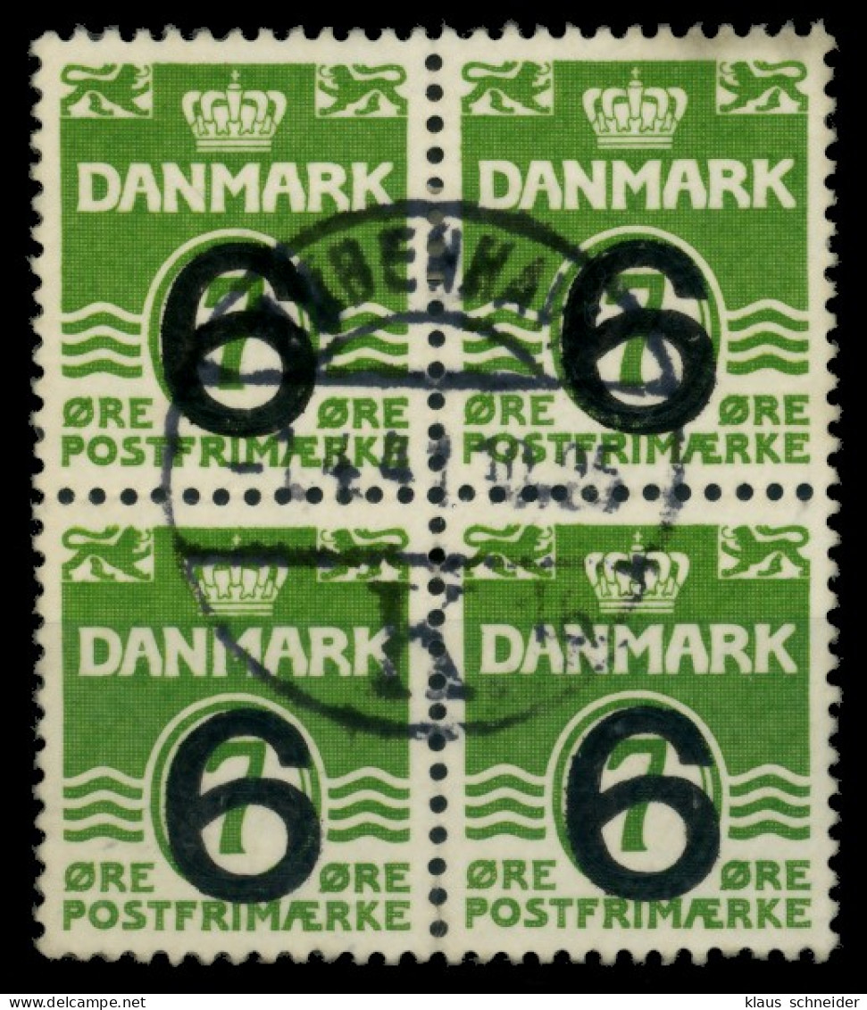 DÄNEMARK Nr 253 Zentrisch Gestempelt VIERERBLOCK X90E106 - Usado