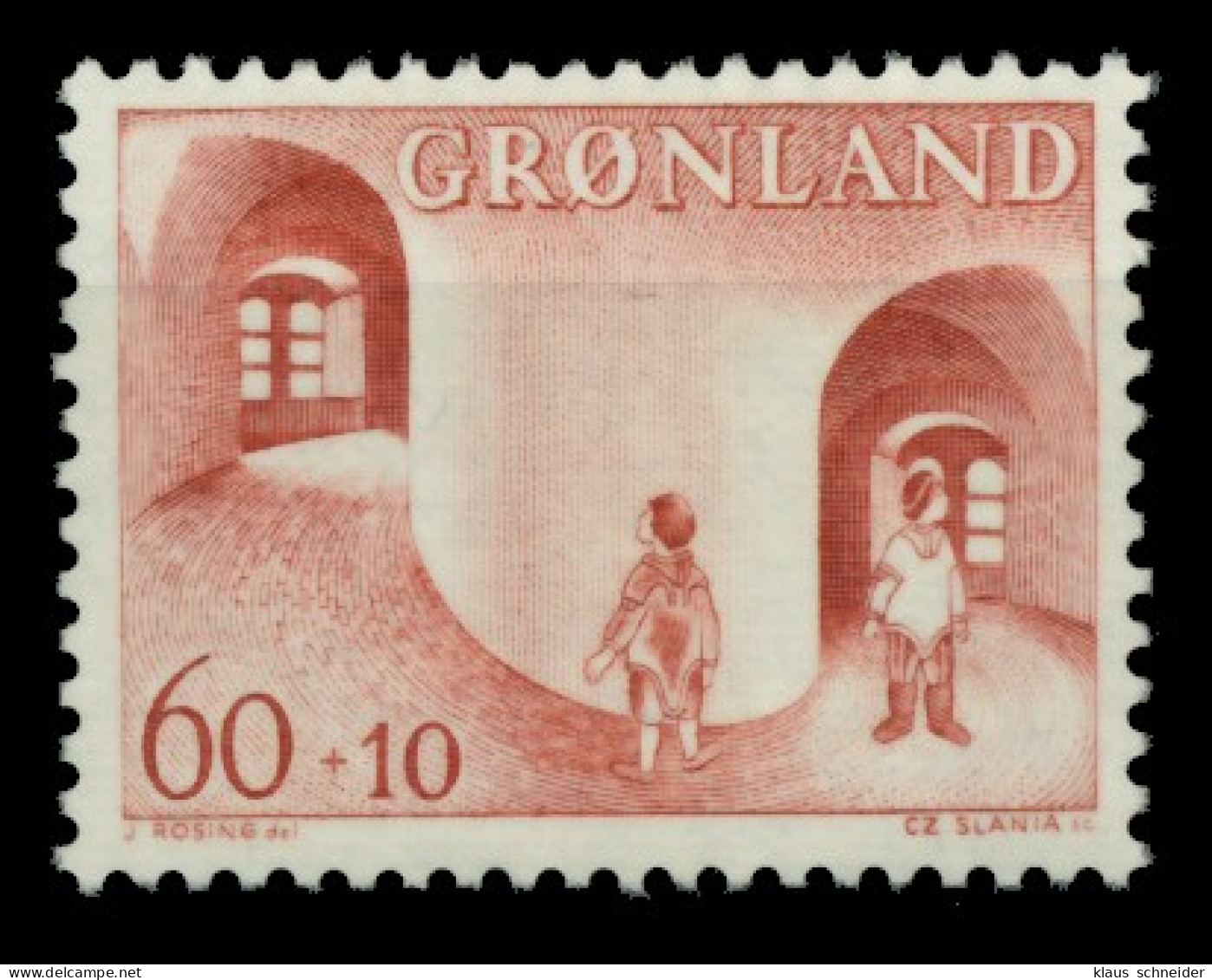 GRÖNLAND Nr 70 Postfrisch S031FDE - Unused Stamps