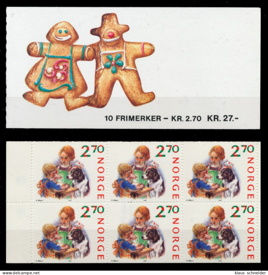NORWEGEN MARKENHEFT Nr MH 0-985 Postfrisch S0339FE - Postzegelboekjes