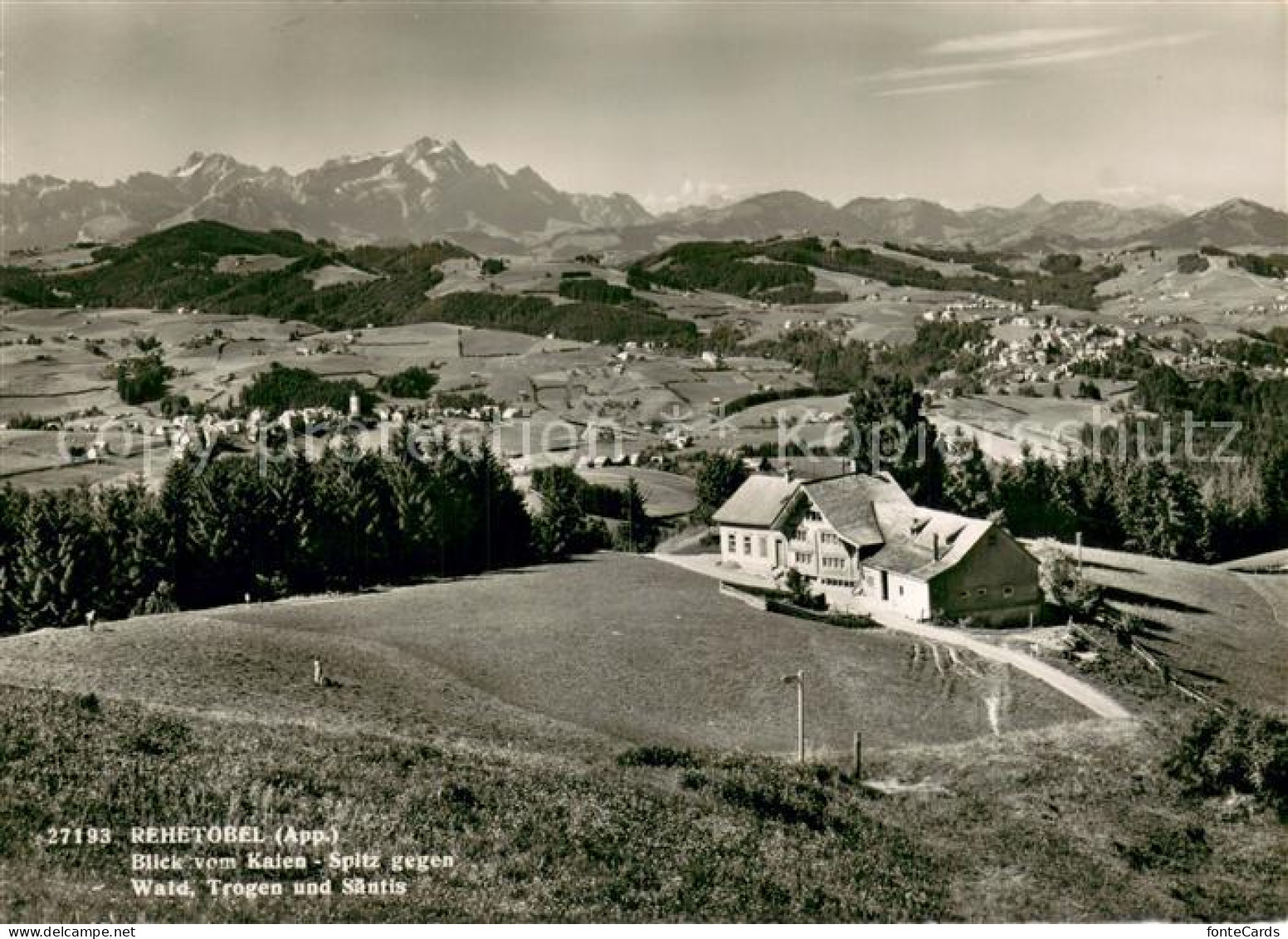 13746532 Rehetobel Blick Vom Kaien Trogen Saentis Rehetobel - Autres & Non Classés