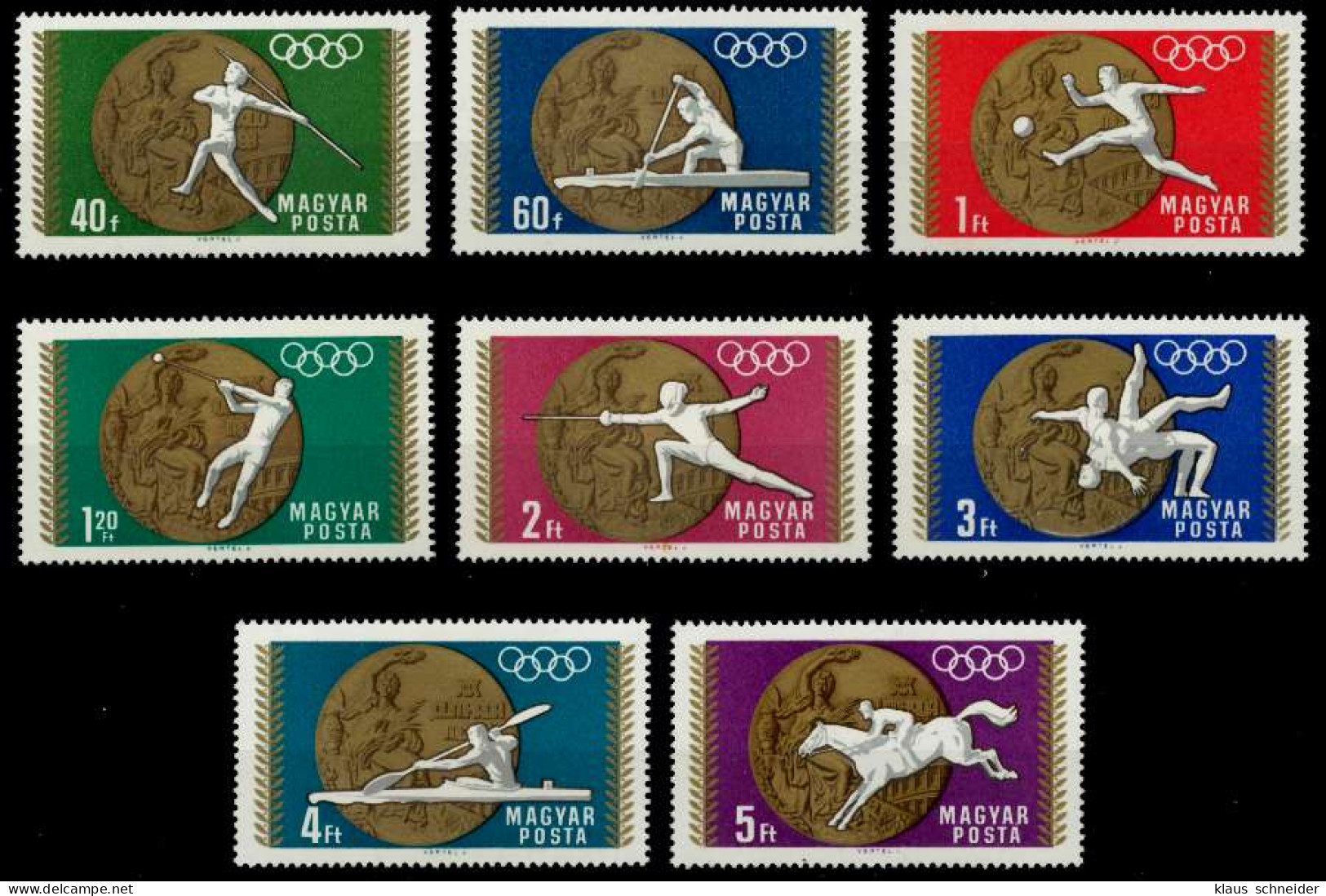 UNGARN Nr 2477A-2484A Postfrisch X922952 - Unused Stamps