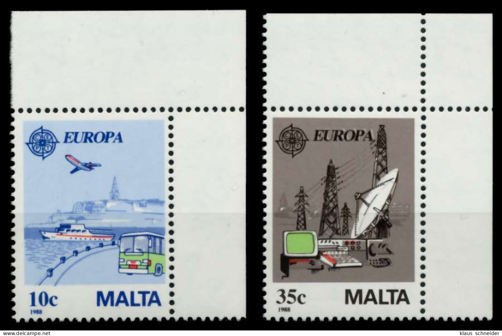 MALTA Nr 794-795 Postfrisch ECKE-ORE X9253EA - Malte