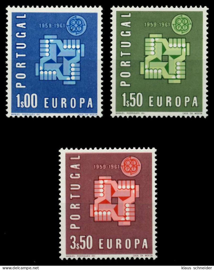 PORTUGAL 1961 Nr 907-909 Postfrisch S03FE96 - Unused Stamps