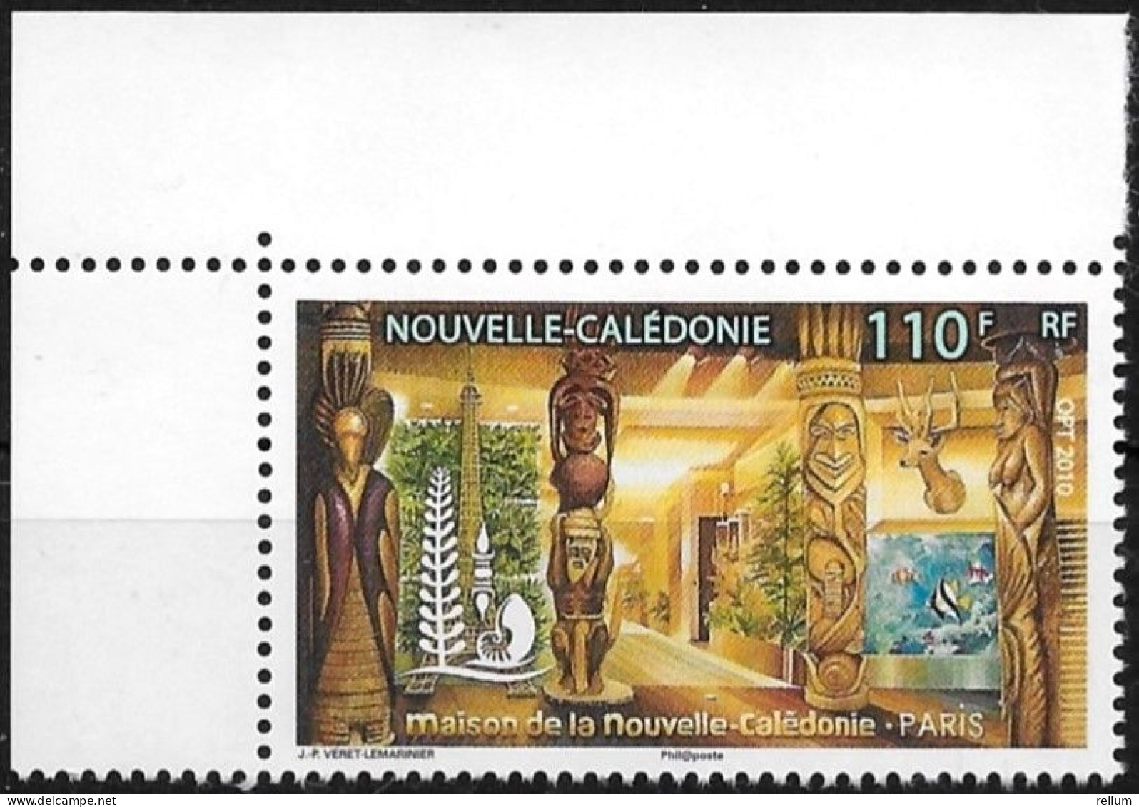 Nouvelle Calédonie 2010 - Yvert Et Tellier Nr. 1115 - Michel Nr. 1547 ** - Unused Stamps