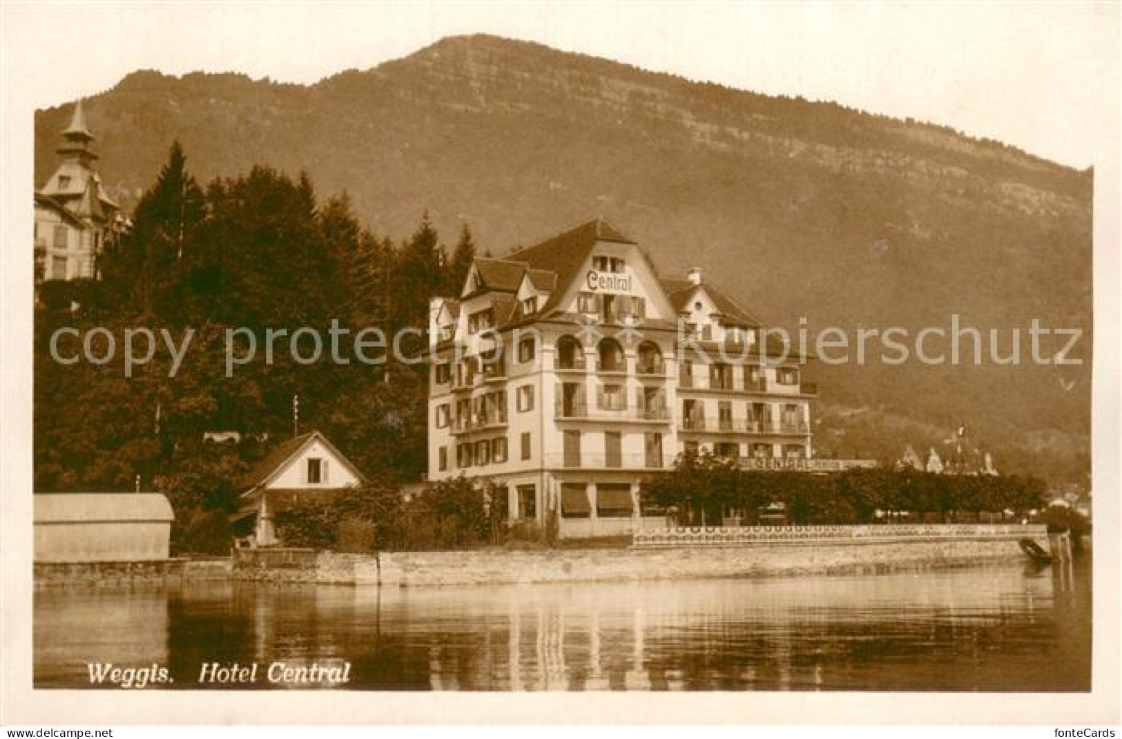 13745818 Weggis Vierwaldstaettersee Hotel Central M. See Weggis Vierwaldstaetter - Autres & Non Classés