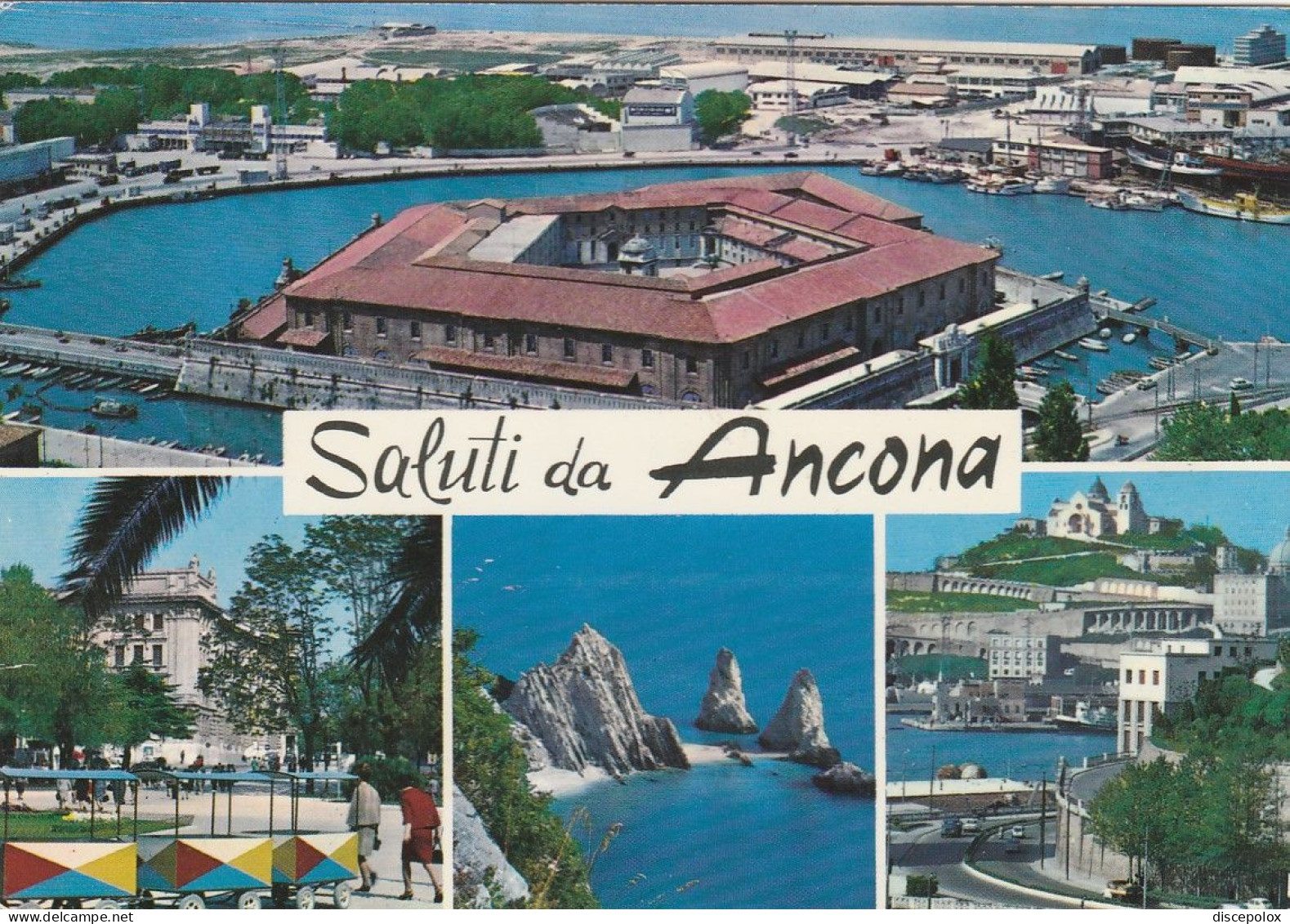 AD64 Saluti Da Ancona - Panorama Vedute Multipla / Non Viaggiata - Ancona