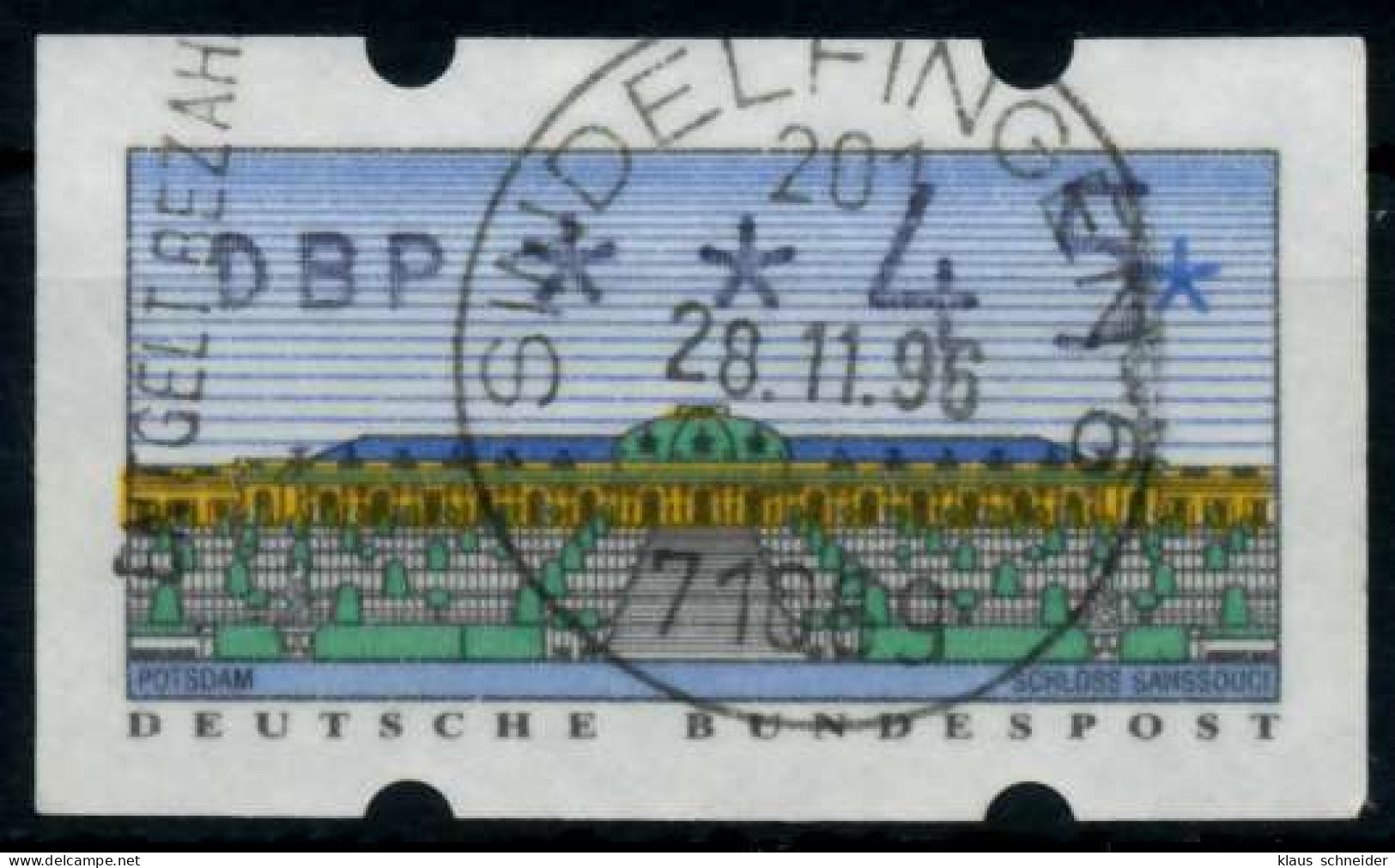 BRD ATM 1993 Nr 2-1.1-0045 Gestempelt X97428E - Timbres De Distributeurs [ATM]