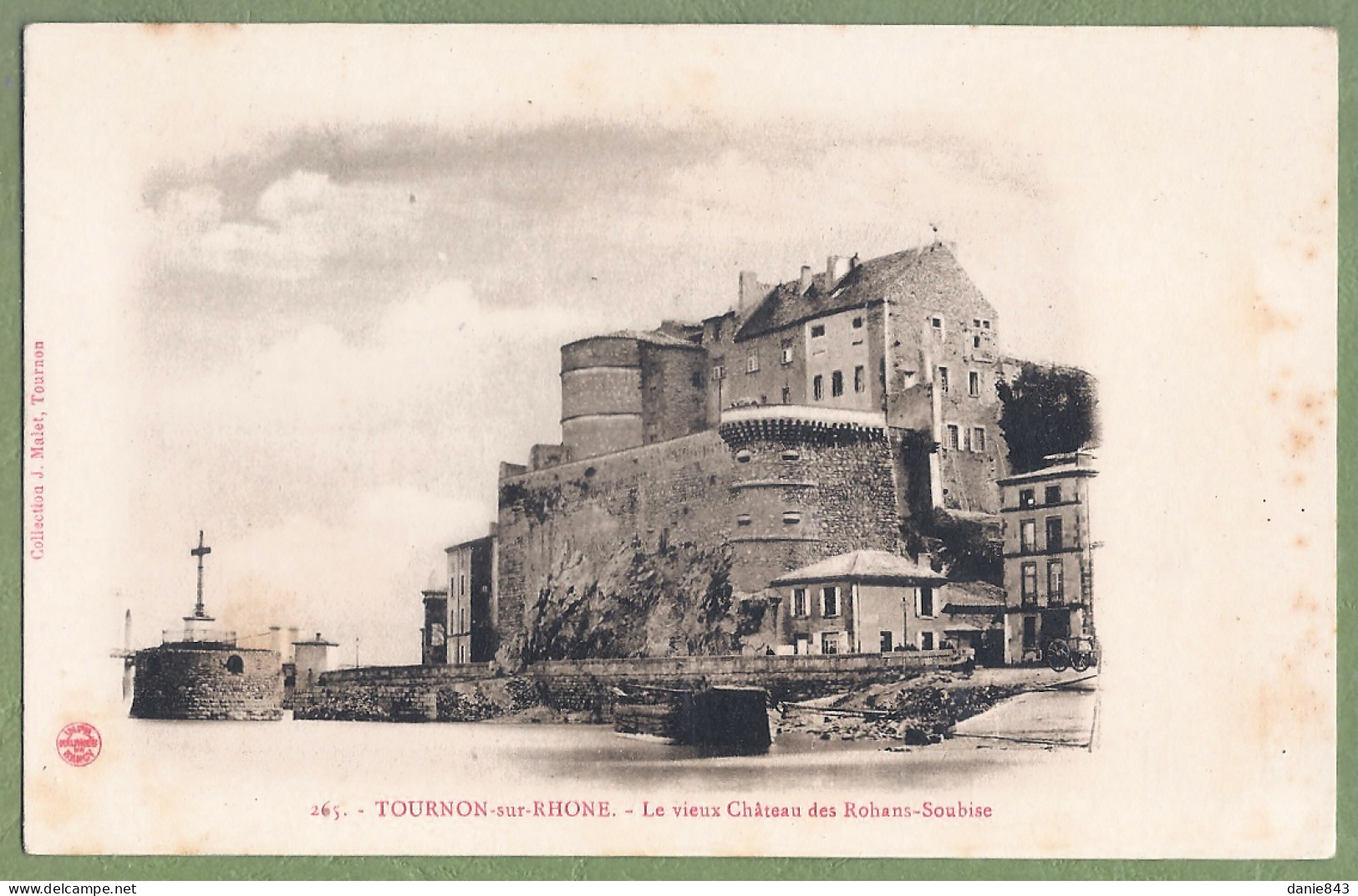 CPA - ARDECHE - TOURNON SUR RHONE - LE VIEUX CHATEAU DES ROHANS SOUBISE- - Tournon