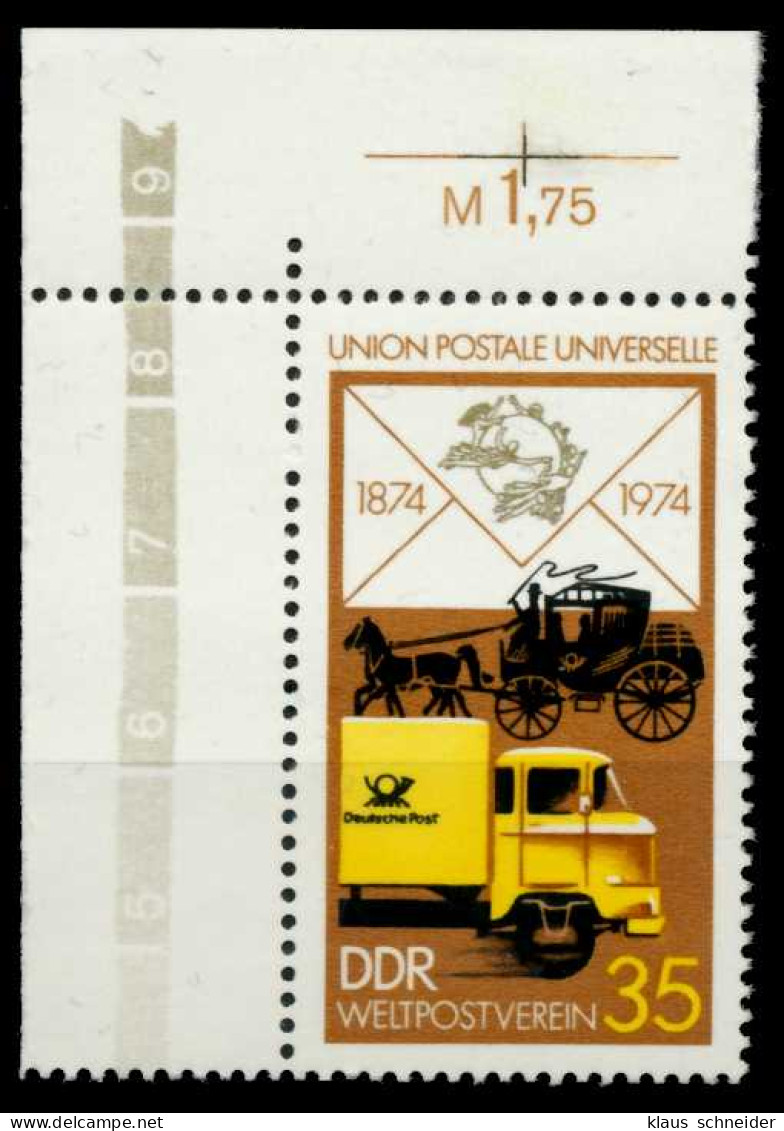 DDR 1974 Nr 1987 Postfrisch ECKE-OLI X697426 - Ungebraucht