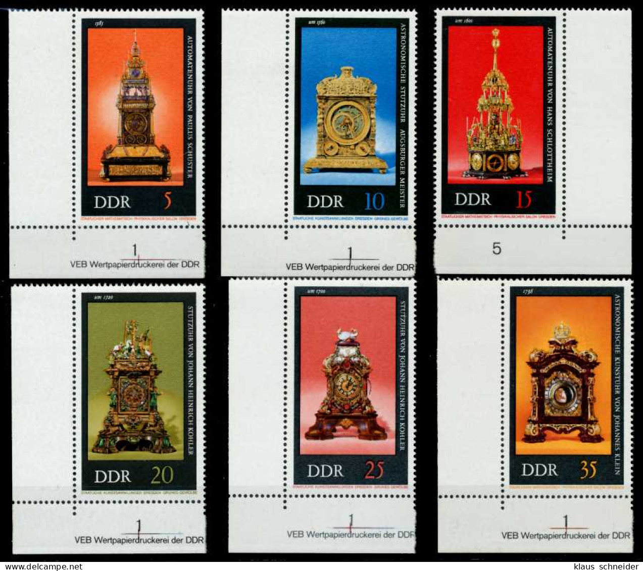 DDR 1975 Nr 2055-2060 Postfrisch ECKE-ULI X6997D2 - Unused Stamps