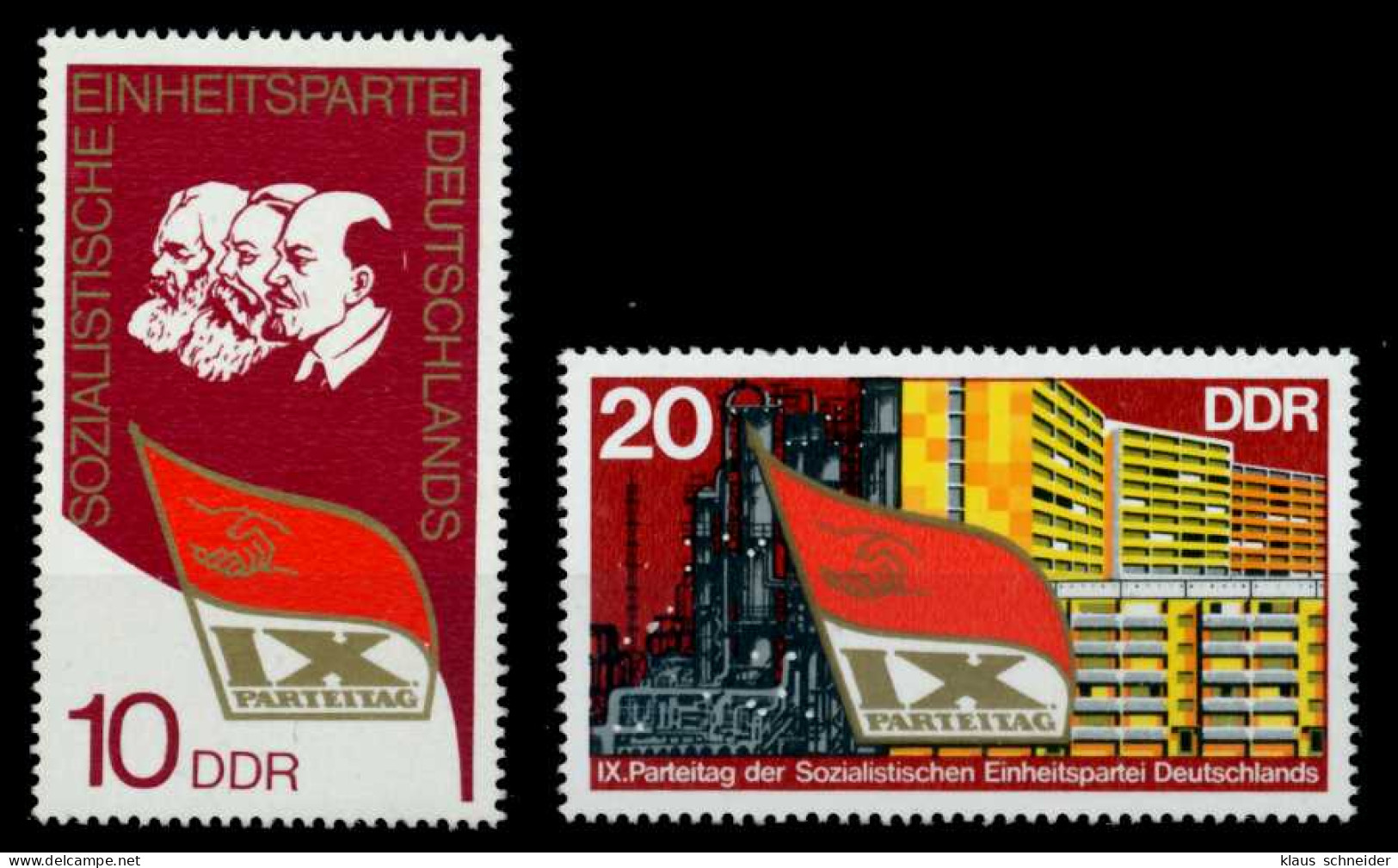DDR 1976 Nr 2123-2124 Postfrisch S0B645A - Neufs