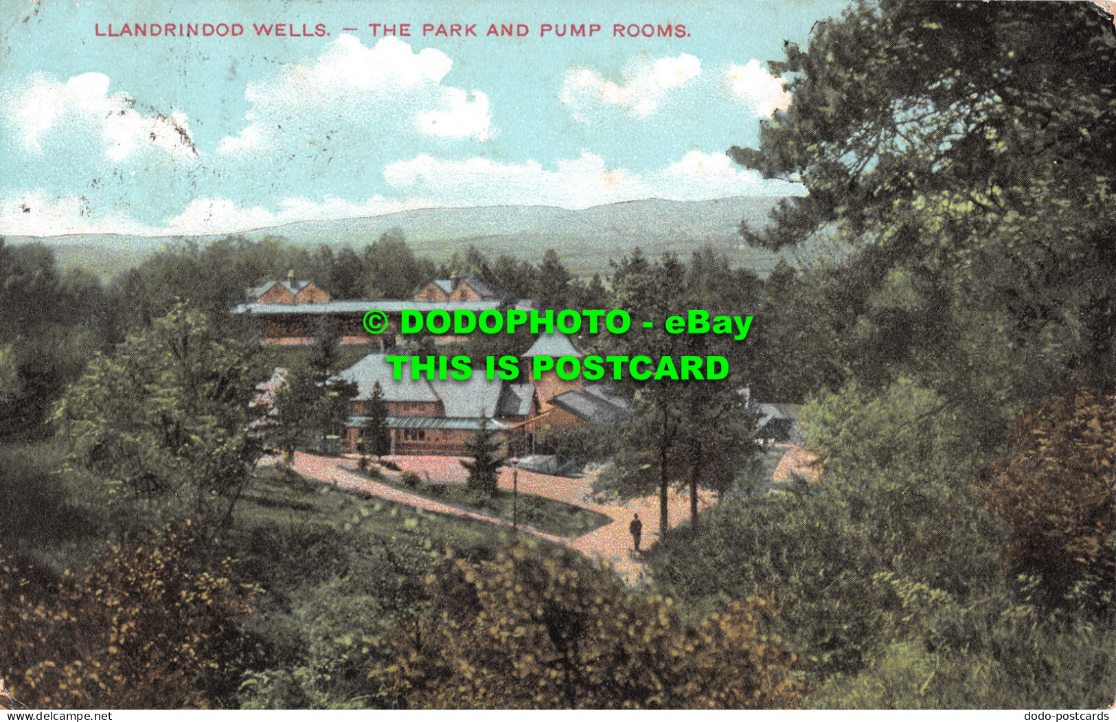 R509413 Llandrindod Wells. The Park And Pump Rooms. E. And S. No. 44. 1909 - Mundo
