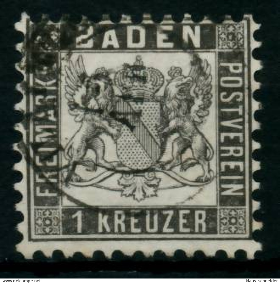 BADEN AUSGABEN VON 1862 - 1866 Nr 17c Gestempelt X6BBF5A - Used