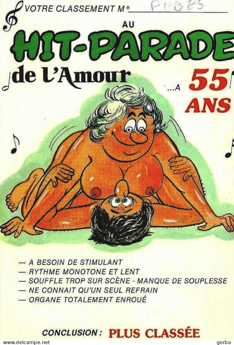 *CPM - Humour - Hit-Parade De L'Amour à 55 Ans - Humour
