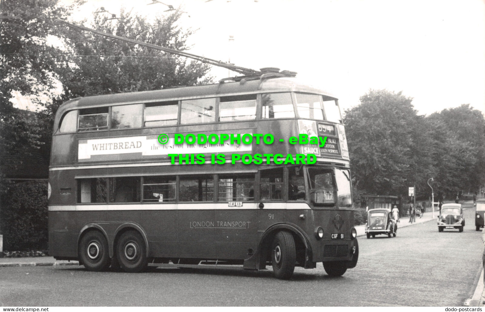 R509662 Bus. B. 1. 91. London Transport. Postcard - Sonstige & Ohne Zuordnung