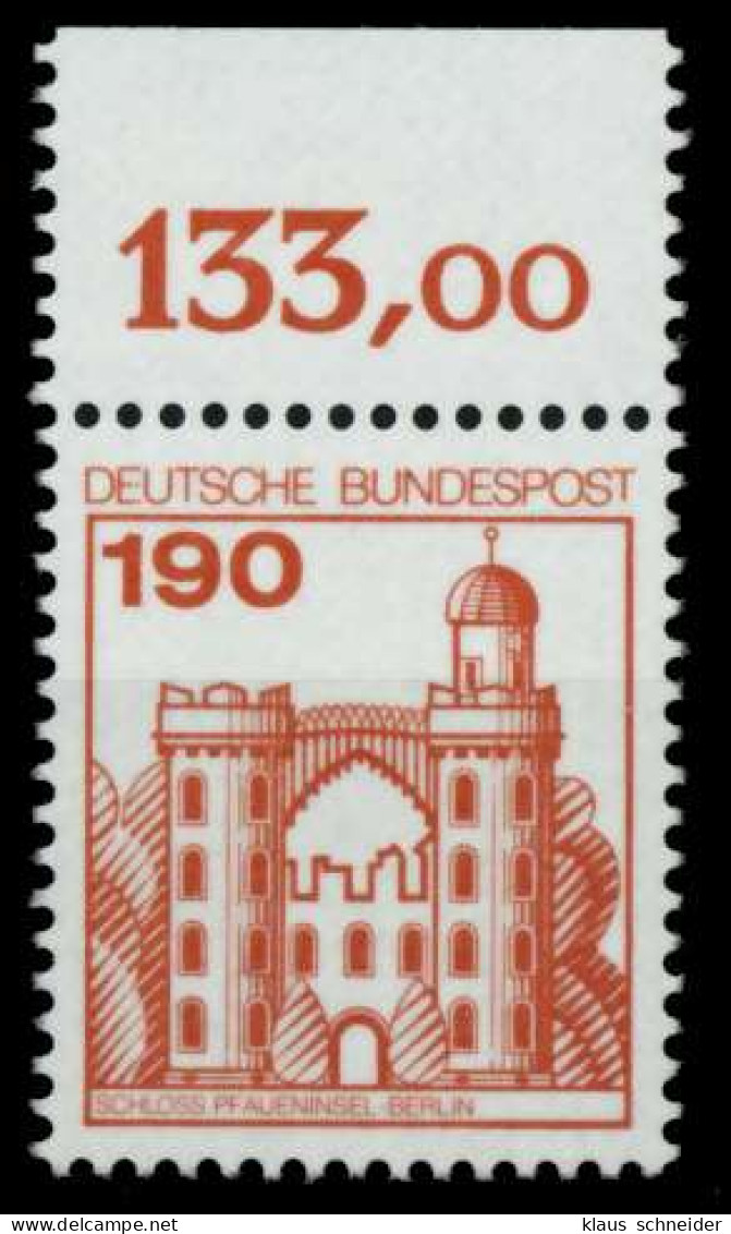 BRD DS BURGEN U. SCHLÖSSER Nr 919 Postfrisch ORA X6C9DAA - Unused Stamps