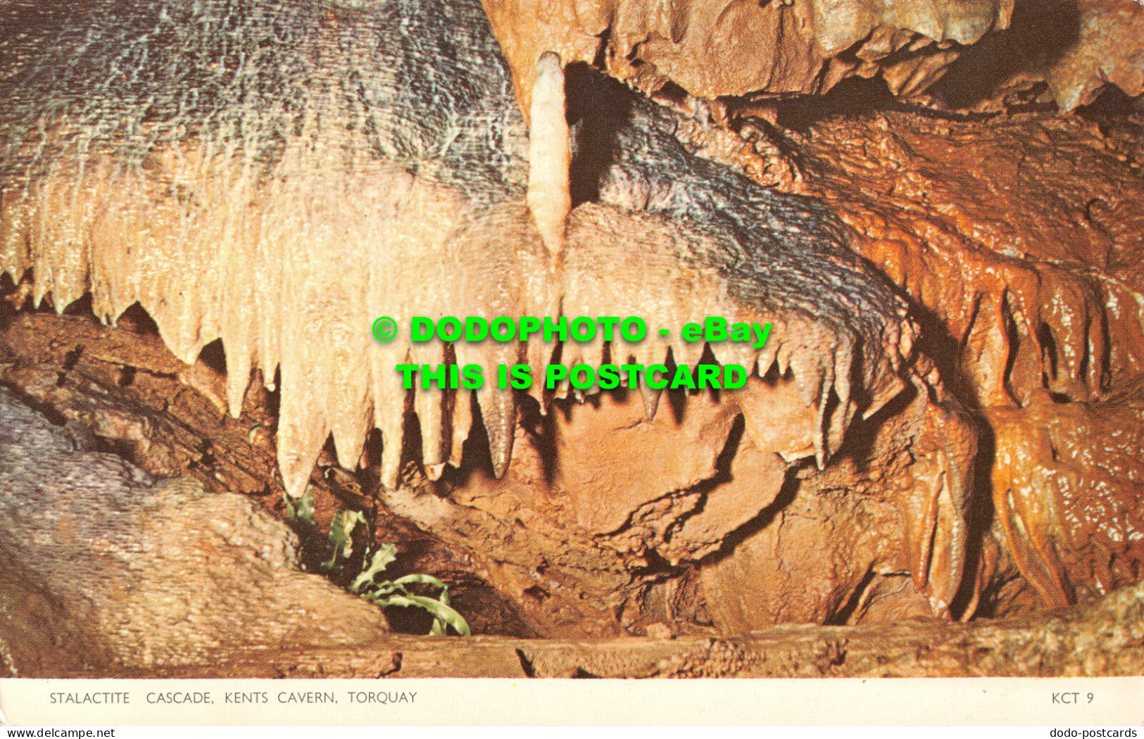 R508779 Stalactite Cascade. Kents Cavern. Torquay. KCT 9. Cotman Color. Jarrold - Mundo