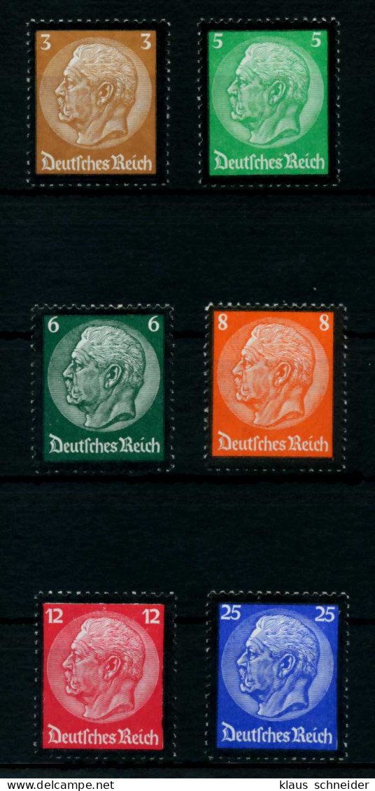 3. REICH 1934 Nr 548-553 Postfrisch X6DA606 - Unused Stamps