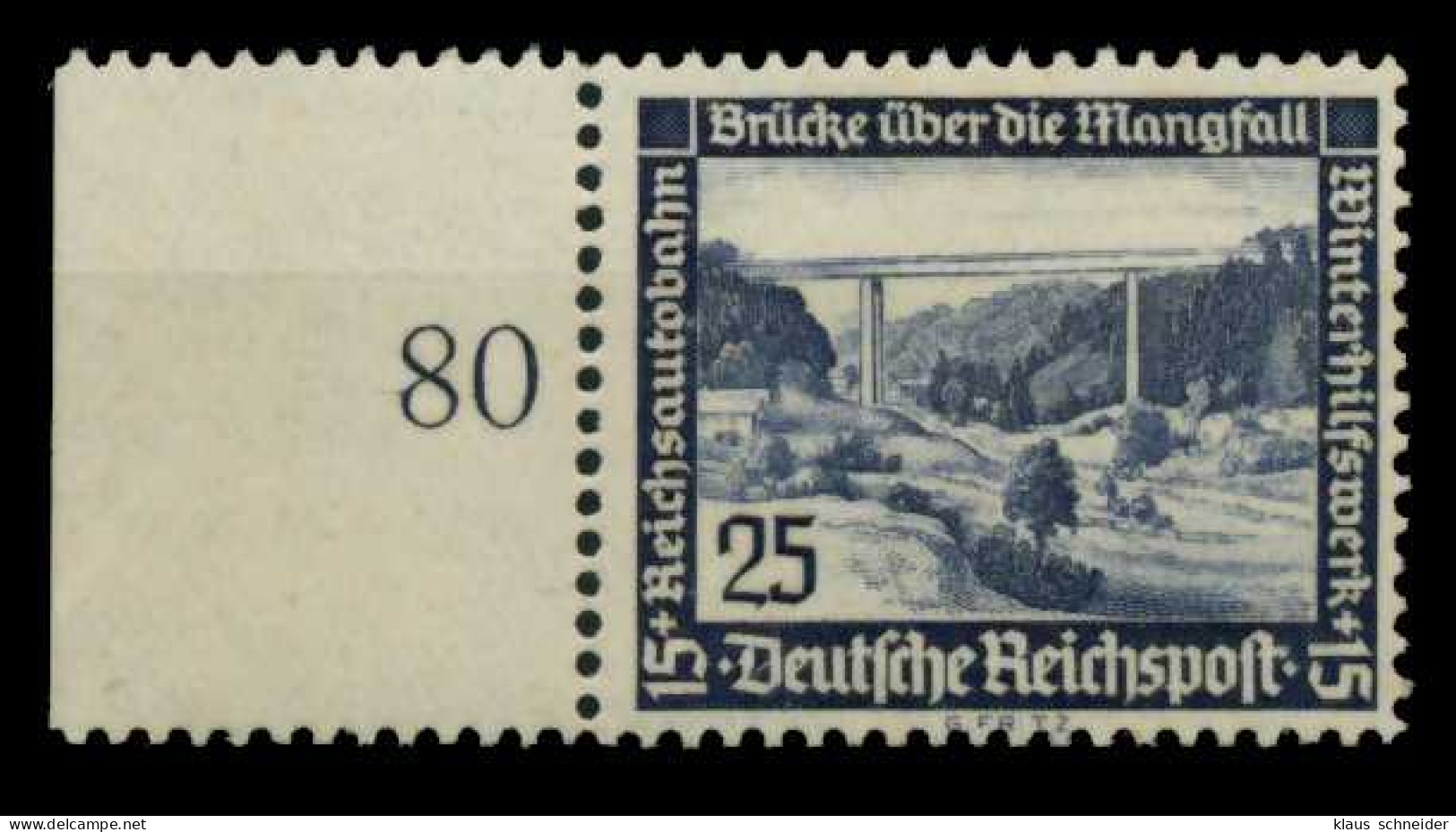 3. REICH 1936 Nr 641x Postfrisch Gepr. X6DA6EA - Ongebruikt