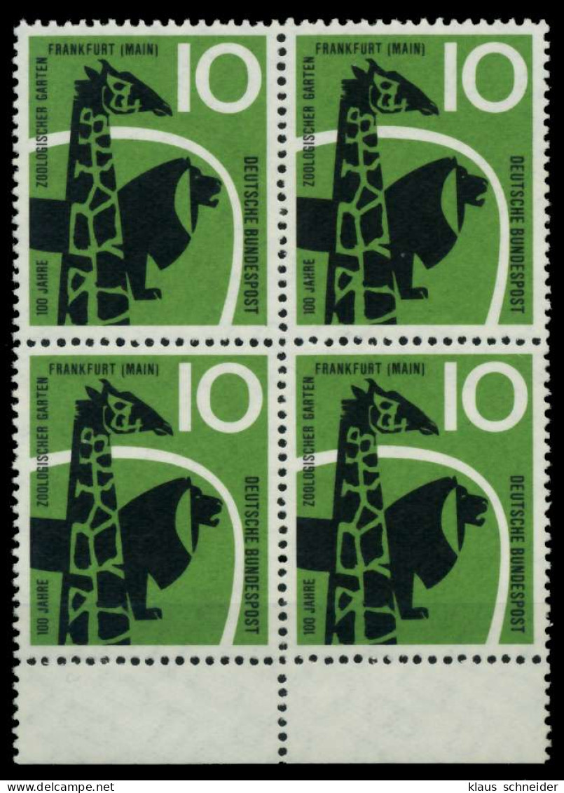 BRD 1958 Nr 288 Postfrisch VIERERBLOCK X6EB066 - Neufs