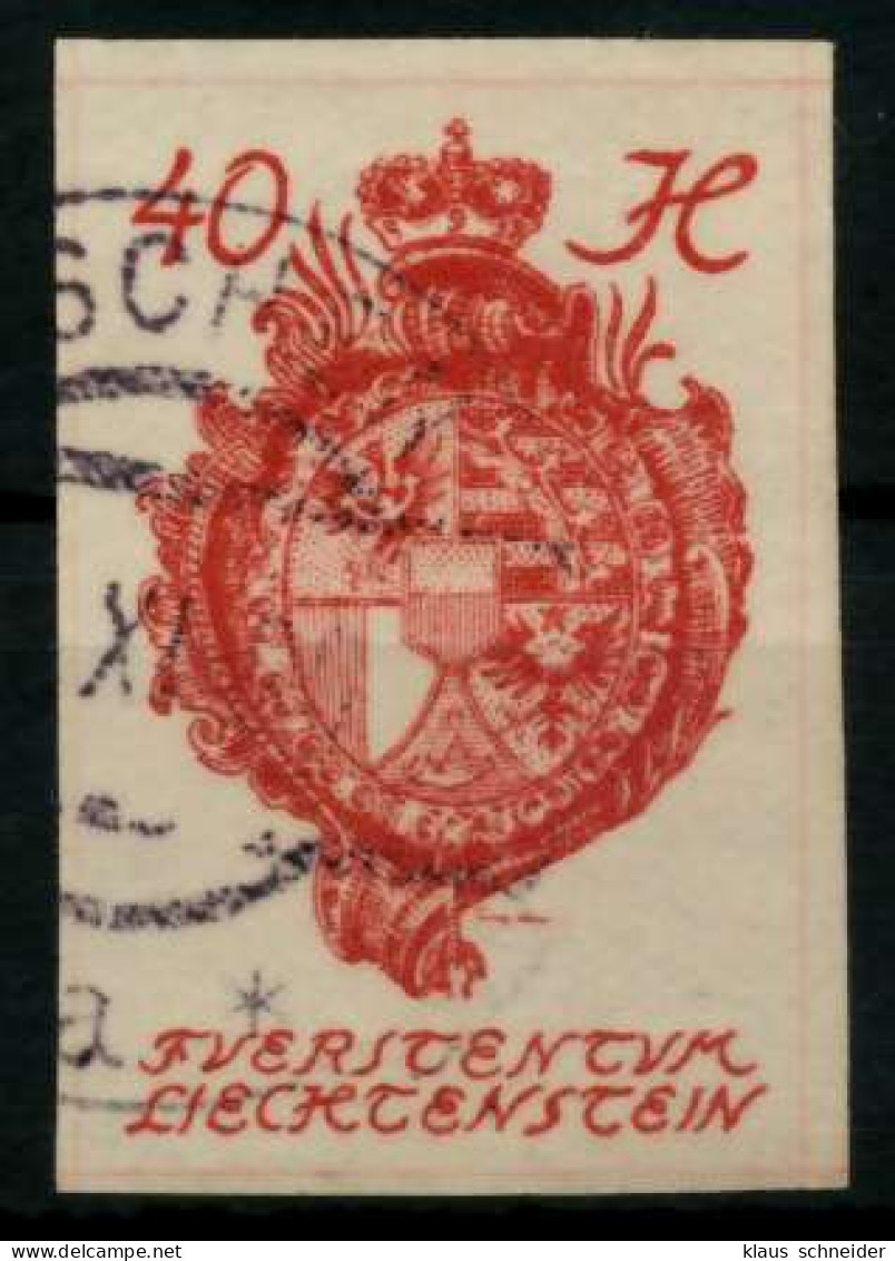 LIECHTENSTEIN 1920 Nr 23 Gestempelt X6FBECE - Used Stamps